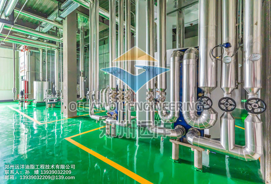 Solvente refrigerado por agua de la máquina de la extracción de aceite de la palma del control del PLC