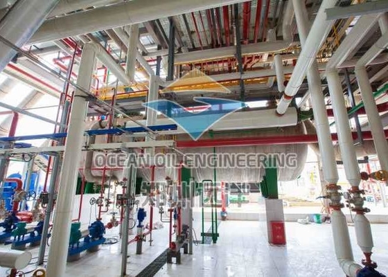 Planta de acero inoxidable del tratamiento previo del aceite con temperatura modificada para requisitos particulares control del PLC