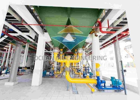 El OEM modificó la máquina de la planta para requisitos particulares del tratamiento previo del aceite con el sistema de protección de la presión