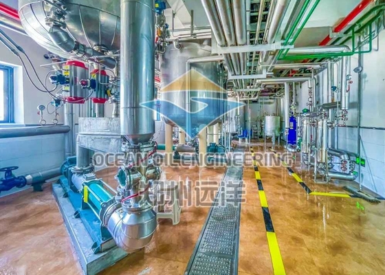 Planta eléctrica 50 continuos/60 herzios del refinamiento del aceite de mesa para el uso