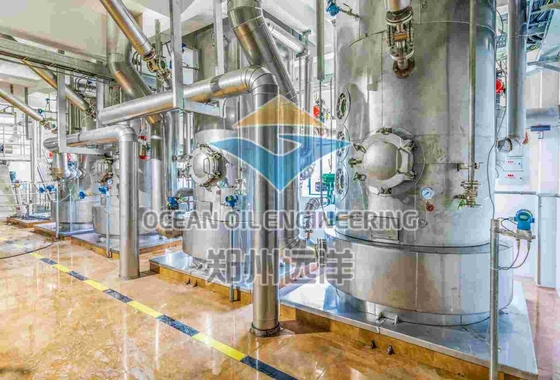 10 - Refrigeración por agua de acero inoxidable del equipo del PLC del biodiesel de 500TPD 380V
