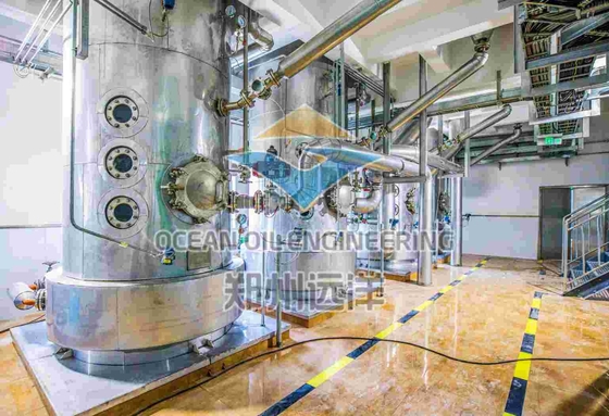 Planta de la prensa de la semilla oleaginosa de 150KW 6MPa con el control del PLC para el equipo de producción del aceite de mesa
