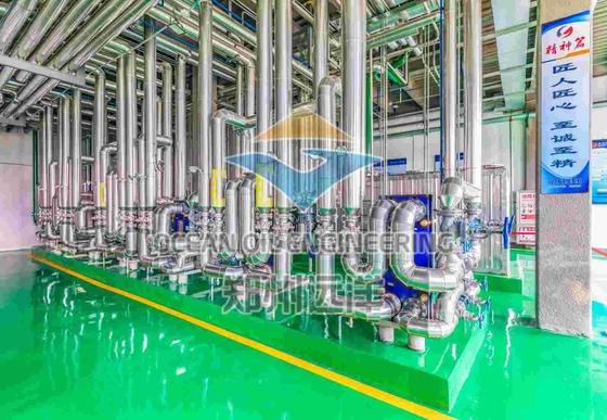 Pretratamiento automático completo del aceite de palma con sistema de control PLC/DCS