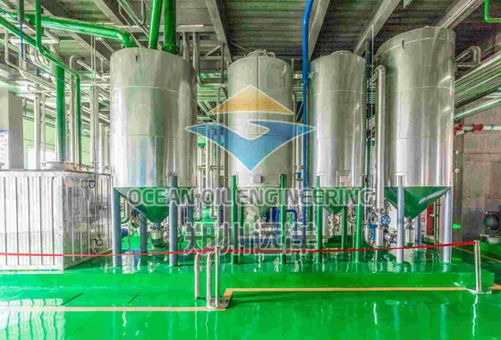 Planta de pretratamiento de aceite de 30 a 1500 toneladas con tamiz vibratorio