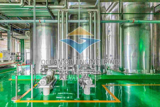 Materia prima Semillas de algodón Refinería de aceite comestible Fase 3 Capacidad 10-5000 TPD