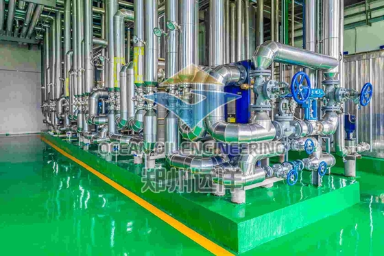 Instalación en el lugar de la planta de pretratamiento de aceite totalmente automática con tamiz compacto
