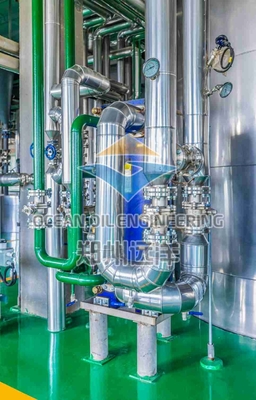 10-500 toneladas/día Equipo de biodiésel de refrigeración por agua con sistema de control PLC