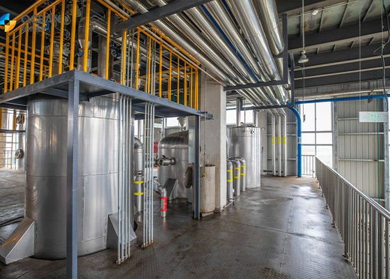 Cadena de producción del aceite de cocina del desparafinado del fraccionamiento completamente automática