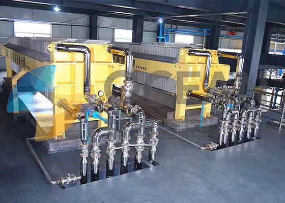 Equipo del fraccionamiento del aceite de mesa de la máquina de la prensa de filtro de membrana del marco de la placa