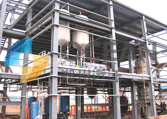 Lixiviación cociendo el equipo de la extracción de aceite al vapor de la palma 100-200 TPD