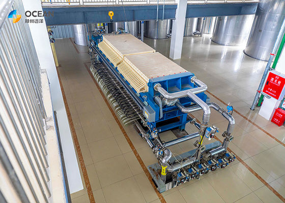 Prensa de filtro del capítulo de placa de prensa de filtro de membrana del interfaz de máquina humano