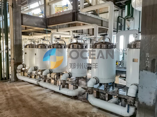 Refinamiento físico químico de la planta de refinería del petróleo crudo del acero de carbono de los SS