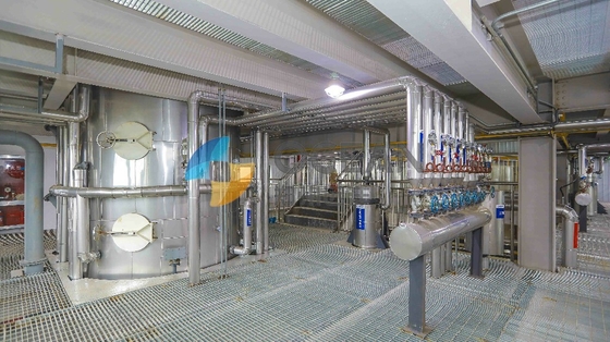 Refinamiento físico químico de doblez crudo de la planta de la refinería de petróleo