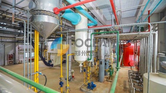 Línea completamente automática de la producción petrolífera de semillas de algodón de la planta de refinería del petróleo crudo de la soja