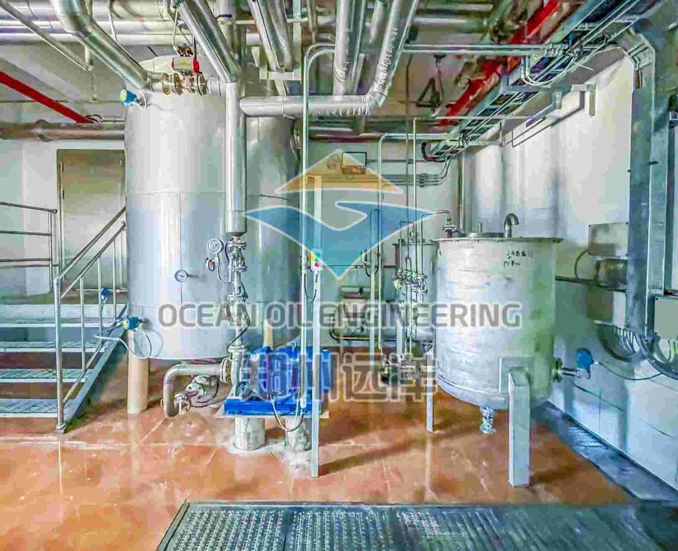 Sistema de control PLC Equipo de refinación de aceite comestible para la producción de 200-500TPD