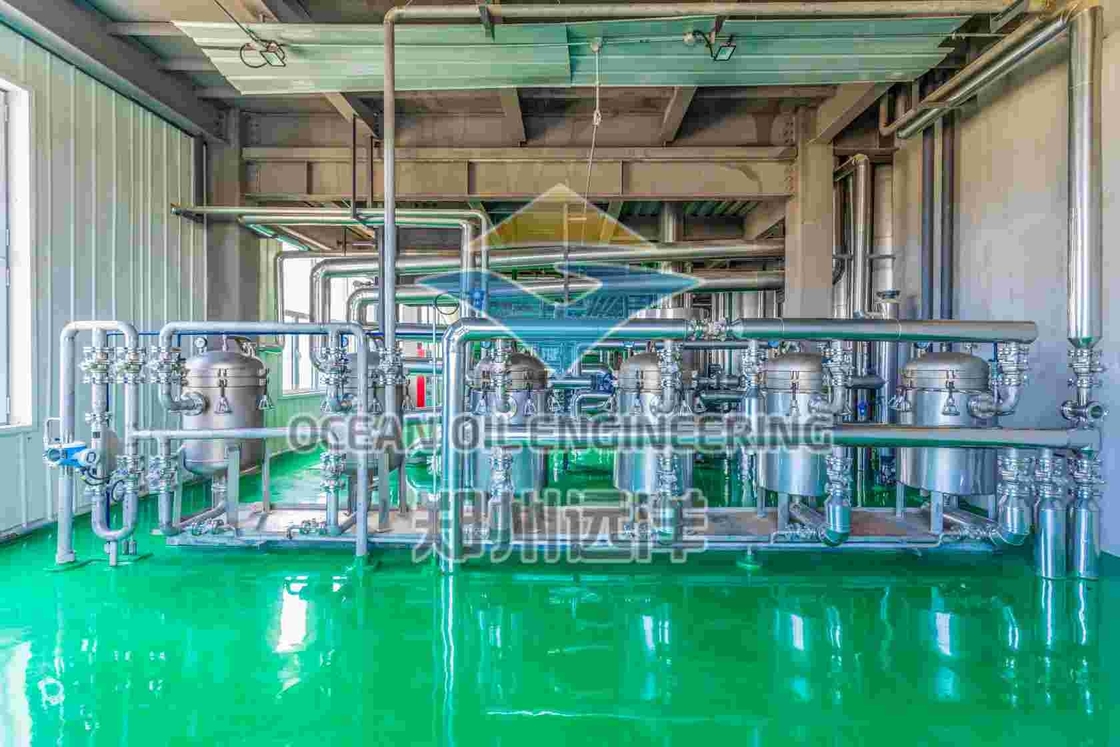 Equipo de biodiésel de acero inoxidable 380V Refrigeración por agua de tensión